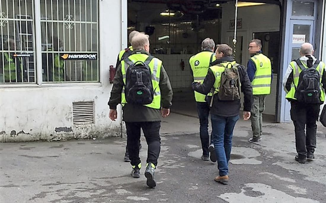 Norska myndigheter är ute varje dag för att störa de kriminella.