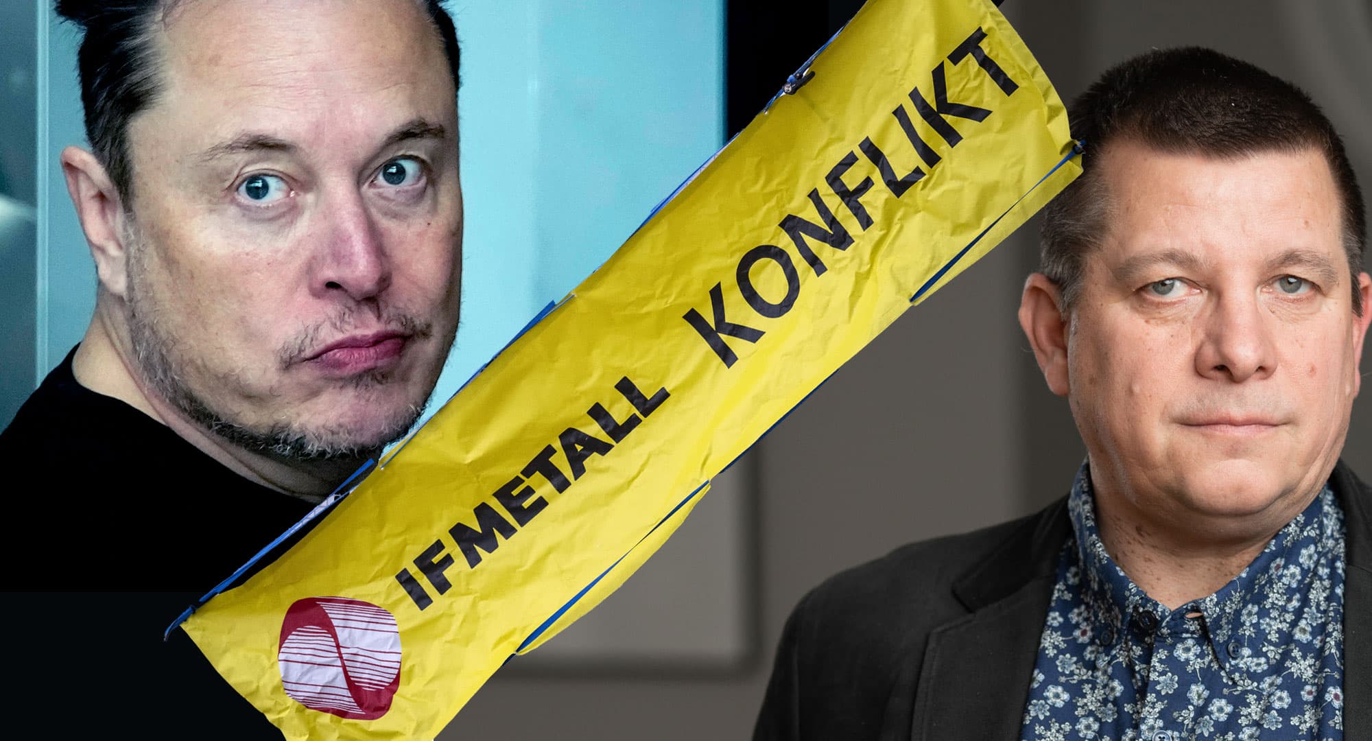 Elon Musk och Veli-Pekka Säikkälä är på sina respektive håll viktiga personer i den pågående konflikten mellan IF Metall och TM Sweden, Teslas svenska bolag.
