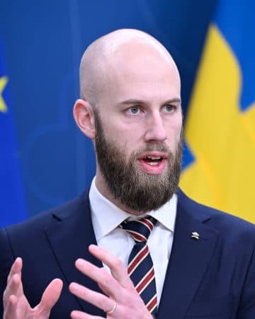 Carl-Oskar Bohlin (M). Foto: TT Nyhetsbyrån.