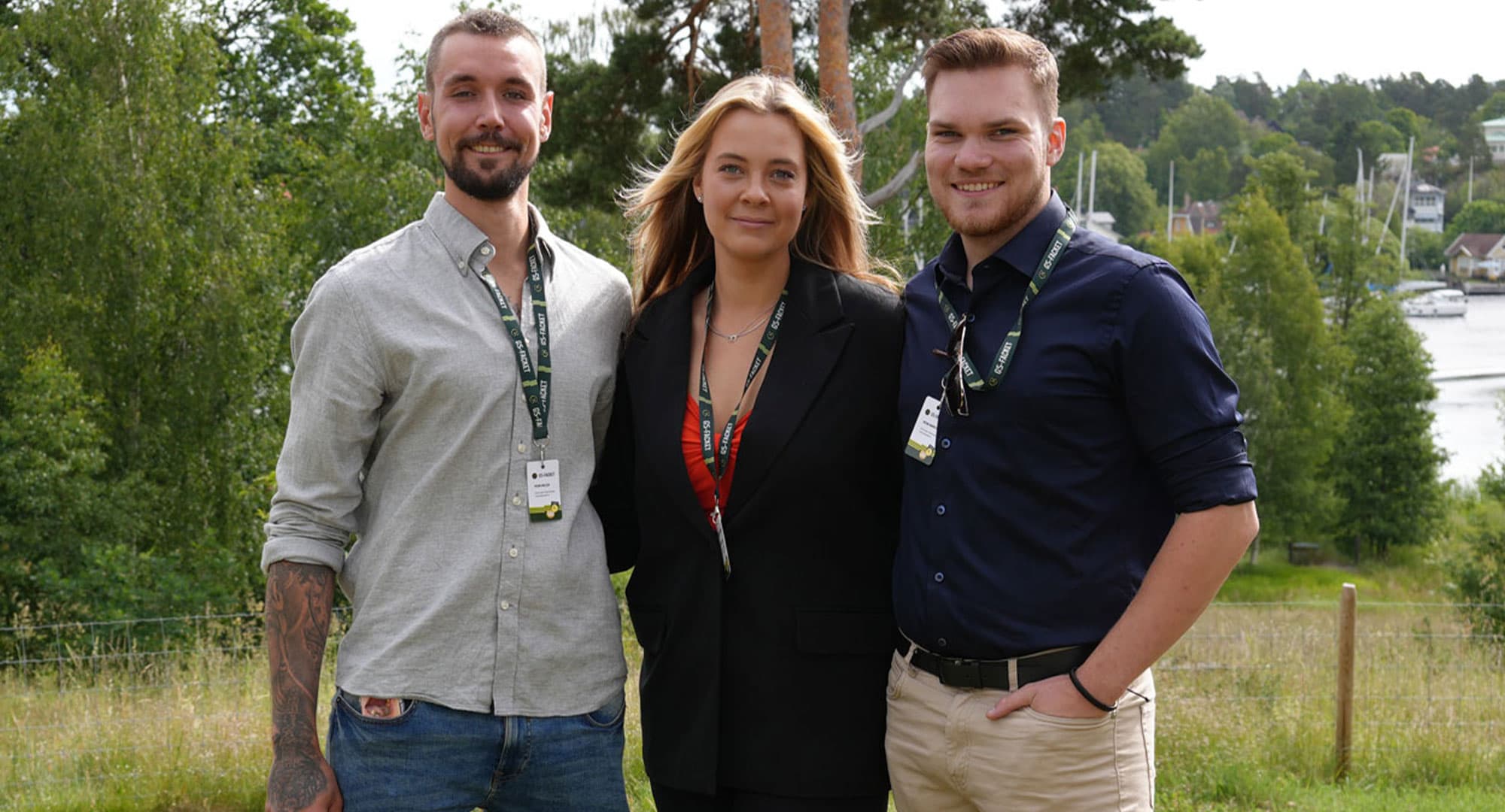 Patrik Nielsen, Izabella Lundgren, Victor Kvarnström. Foto: Ann-Mari Apelgren.