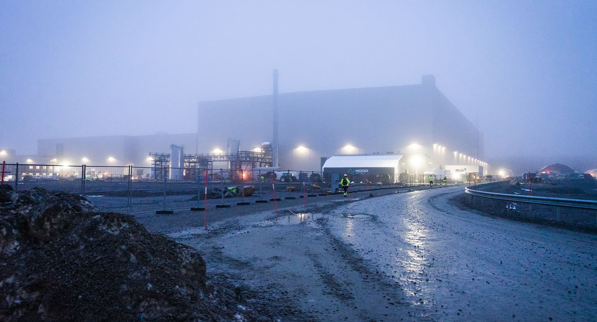Northvolts batterifabrik i Skellefteå. Foto: TT (arkiv).