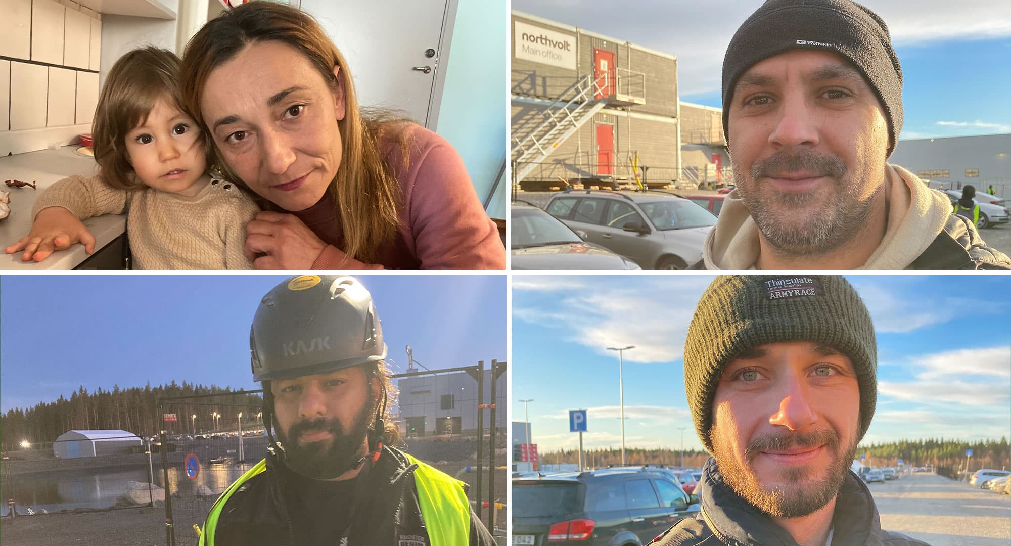 Dagens Arbete är på plats när hundratals arbetare på Northvolt i Skellefteå mottar beskedet – får de behålla sina jobb eller ej? Foto: Johanna Edström