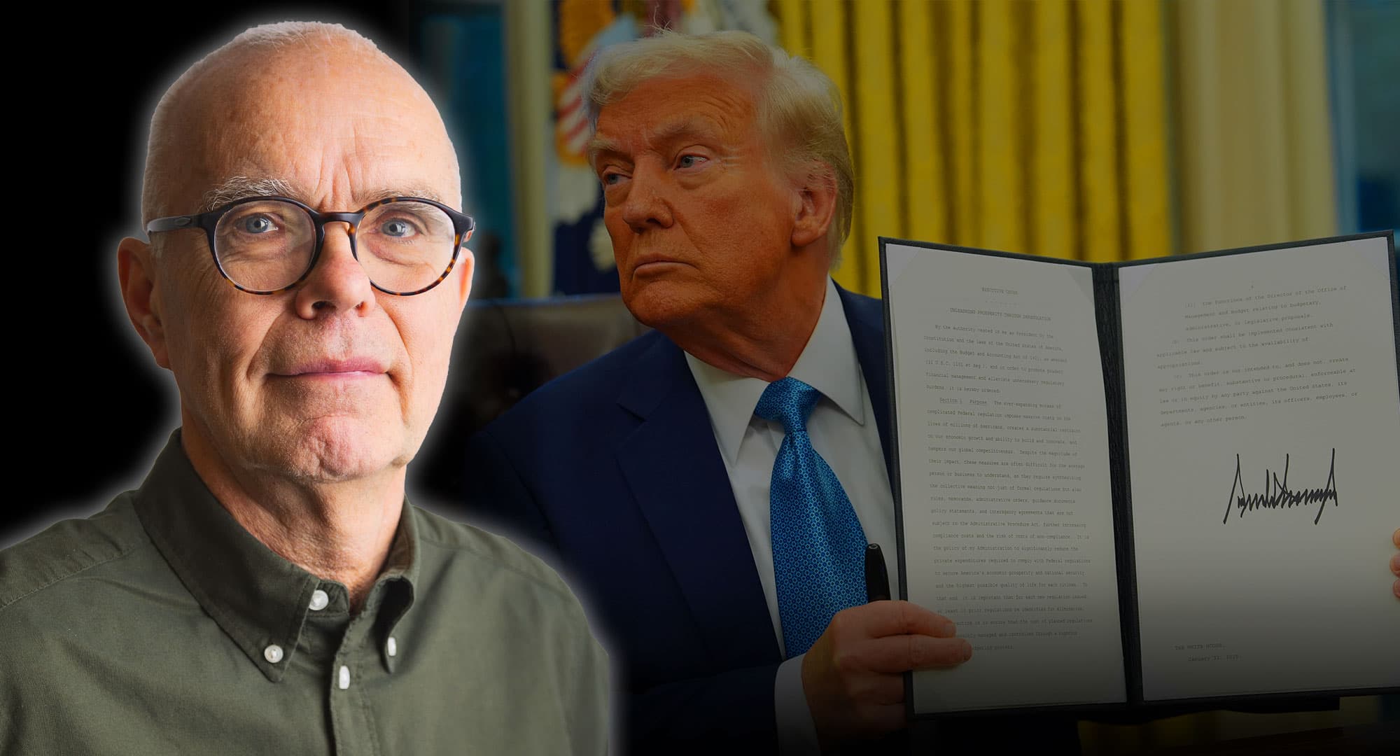 I sitt senaste perspektiv skriver Harald Gatu om Donald Trumps tullar. Foto: DA/TT