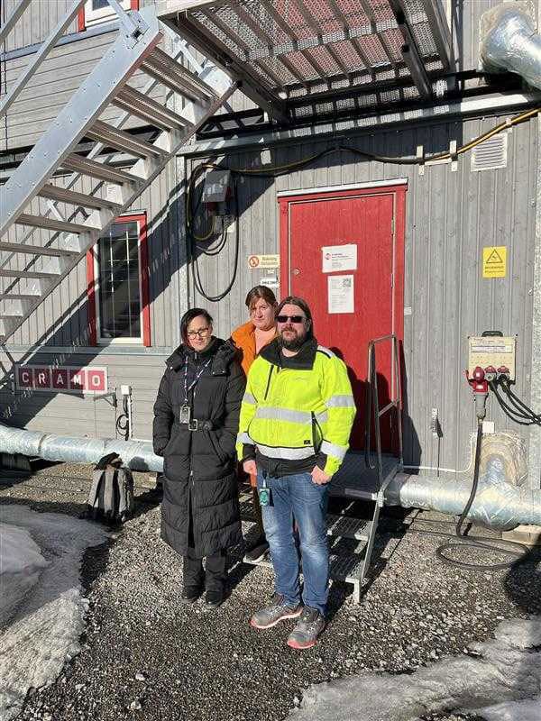 Jenny Forsberg, Victoria Hart och Anders Jakobsson. Foto: Privat