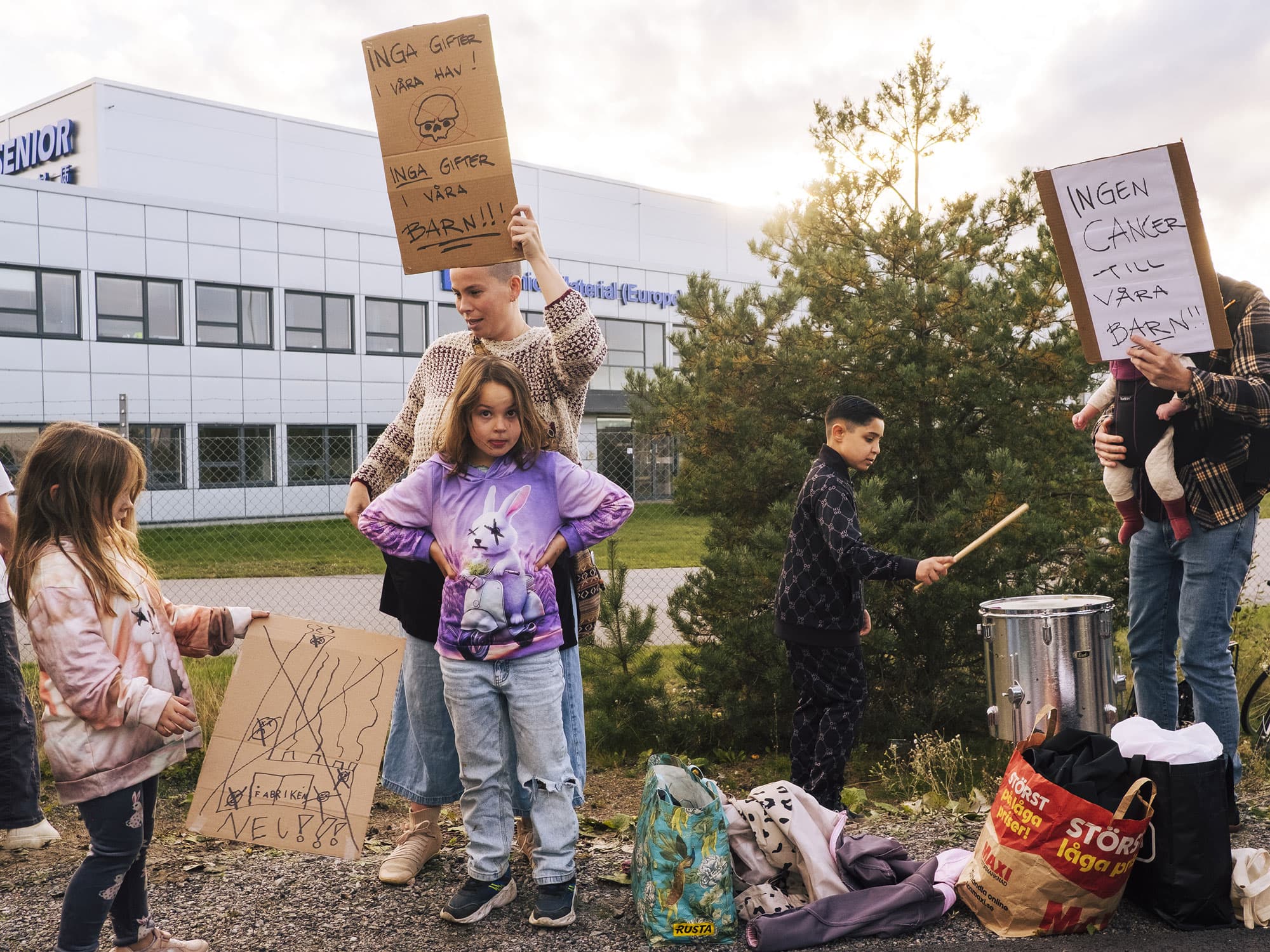 Familjen Karlsson Broo. Foto: Hampus Lundin