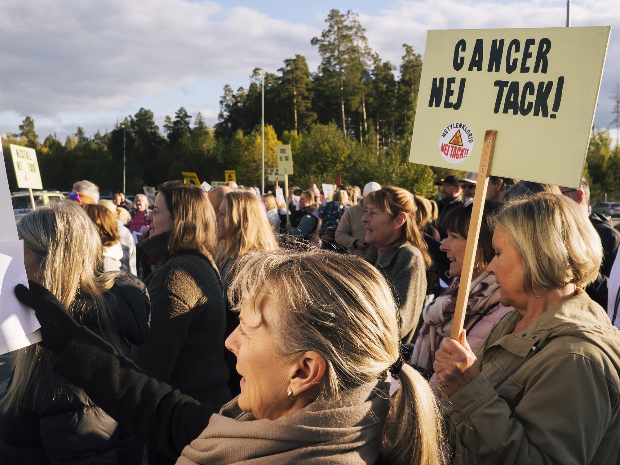 Demonstration mot Senior i Eskilstuna. Foto: Hampus Lundin