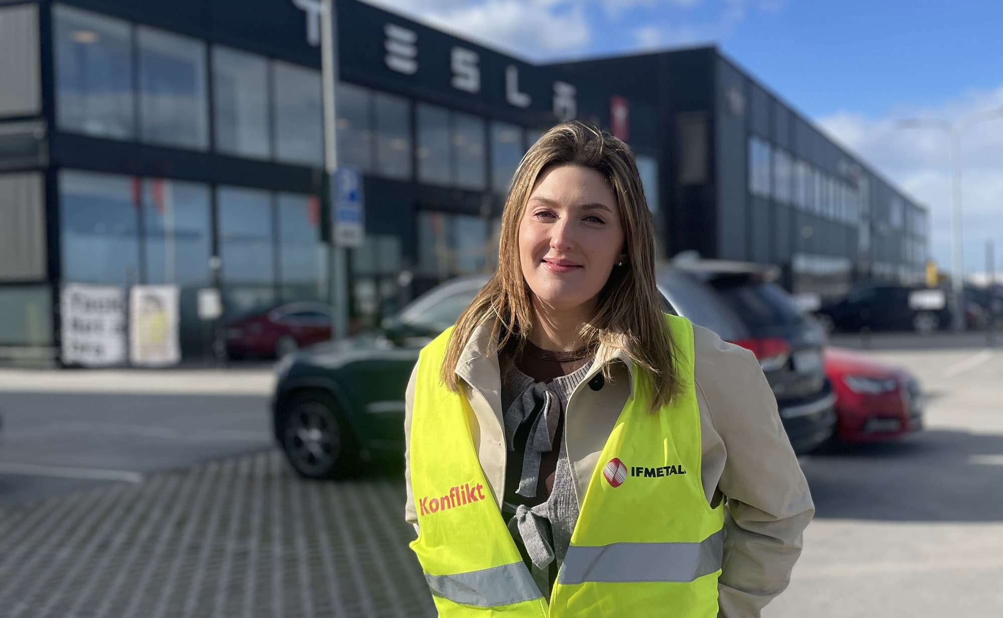 Teslastrejkaren Hanna Eriksson. Foto: Privat