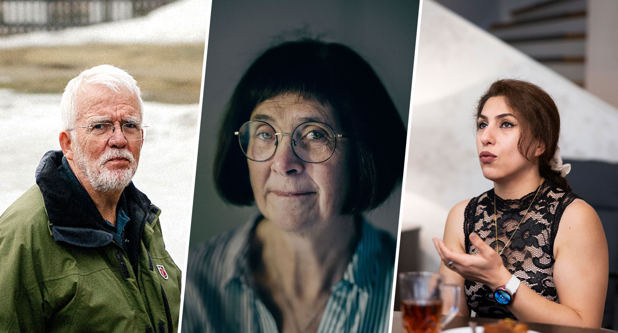 Hans Marklund, Lena Warg och Narges Aalaei har alla obesvarade frågor de önskar att Peter Carlsson kunde besvara. Foto: Patrick Degerman & David Lundmark