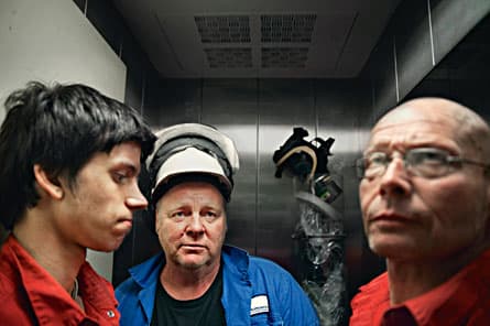 Mattias Andersson, Peter Andersson och Ulf Krantz har rätt bra koll på vad chefen tjänar. Foto: VERONIKA LJUNG-NIELSEN