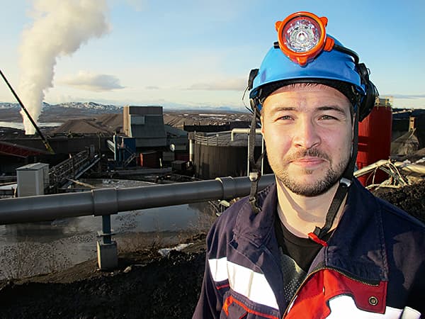 Jari Söyrinki är ordförande för Gruvgruppen, underjordsarbetarna in Kirunagruvan. ”Att vinsten per anställd är 3 miljoner visar hur ojämlik fördelningen är. Det visar också att facket kan ta för sig mera.” HARALD GATU