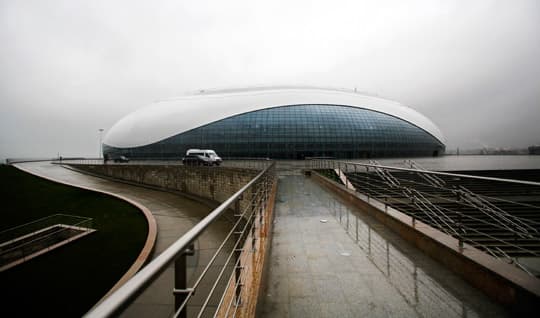 Bolsjoj isstadion, en blivande multiarena i OS-staden Sotji. Foto: IGOR YAKUNI 