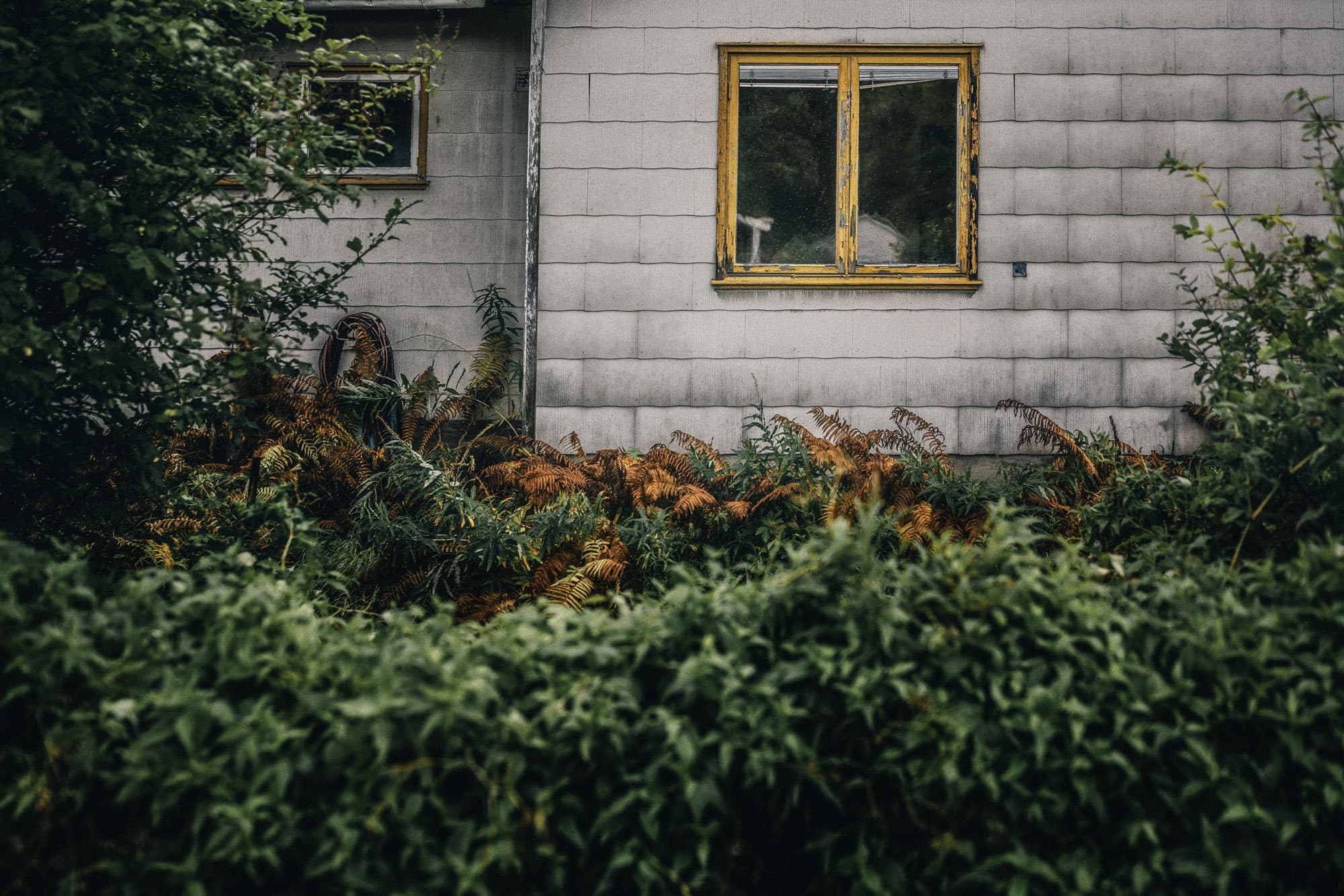 Delar av det Malmberget som var står öde. Andra hyrs ut genom rivningskontrakt. Foto: David Lundmark