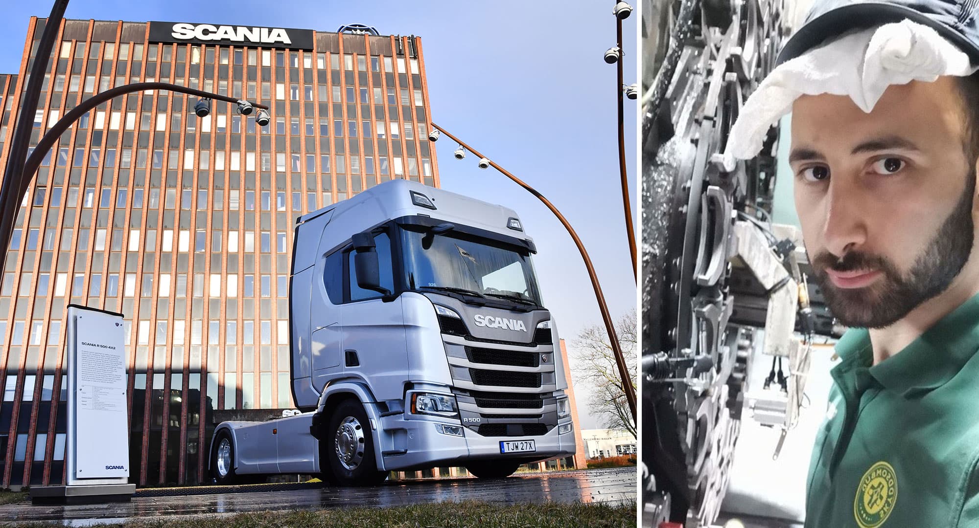 Innan sin fackliga tjänst på Scania jobbade Yakop Dighzarian som CNC-operatör. Foto: TT & Privat