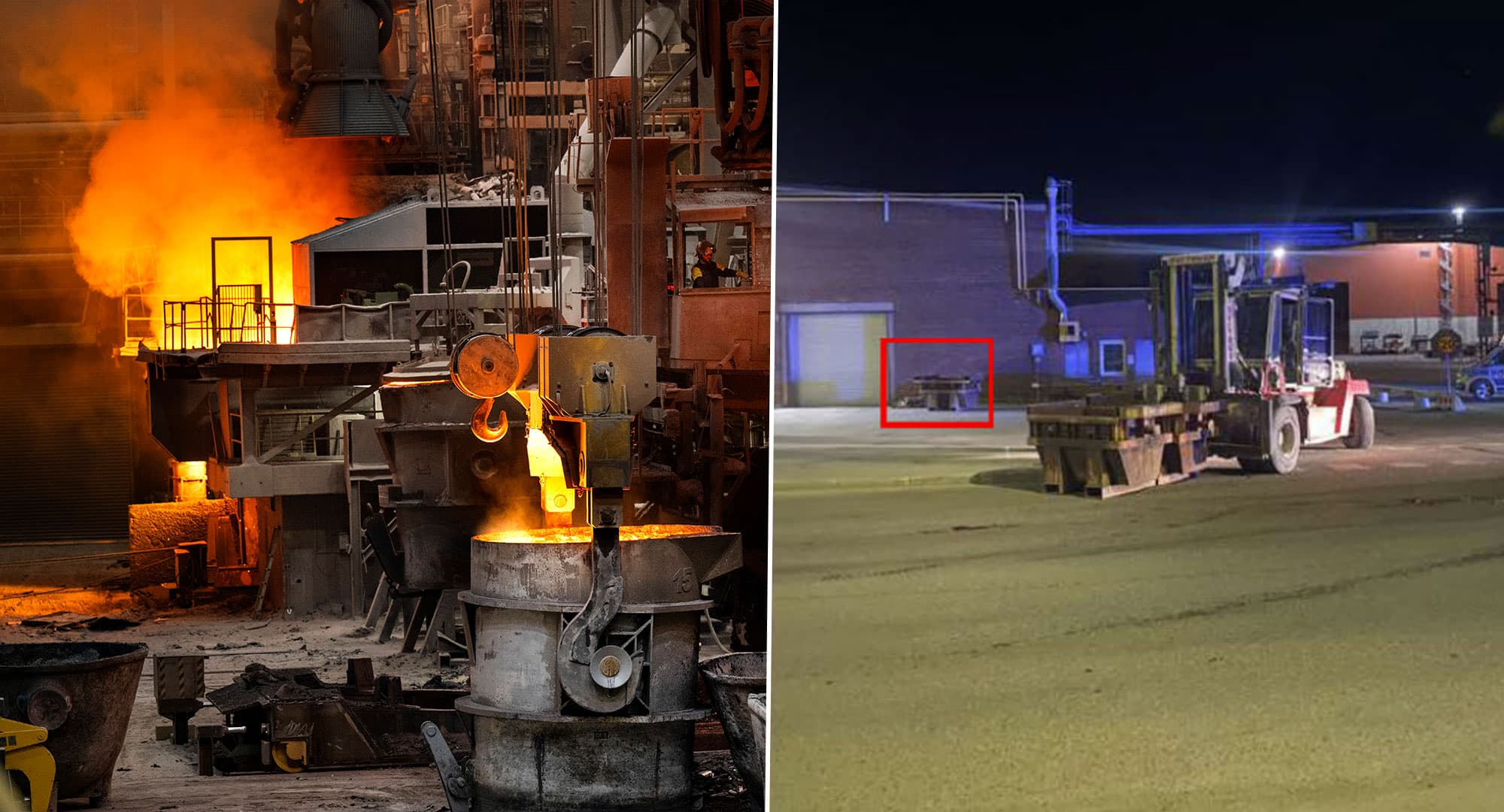 Under våren inträffade en dödsolycka på Alleimas industriområde i Sandviken när en kvinna blev påkörd av en truck. Foto: TT & Alleima