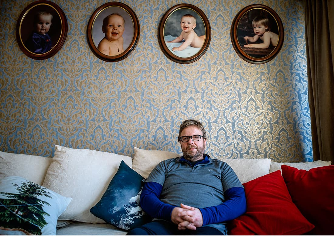 Matti Vantaa skadades i smedjan. Men hjälp av en konsult fick han ut tio års inkomstskillnad. Foto: David Lundmark