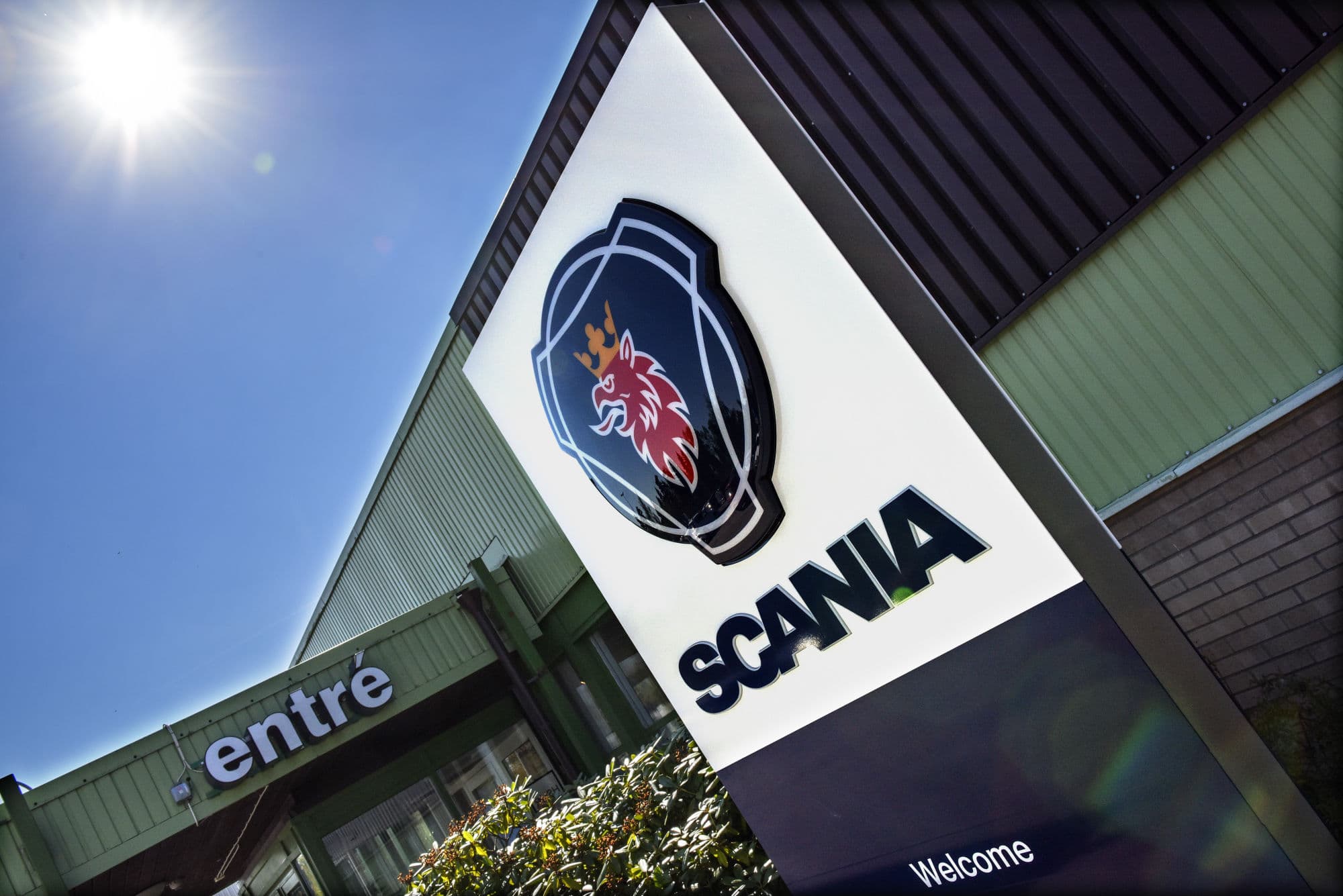 Entrén till Scania Södertälje