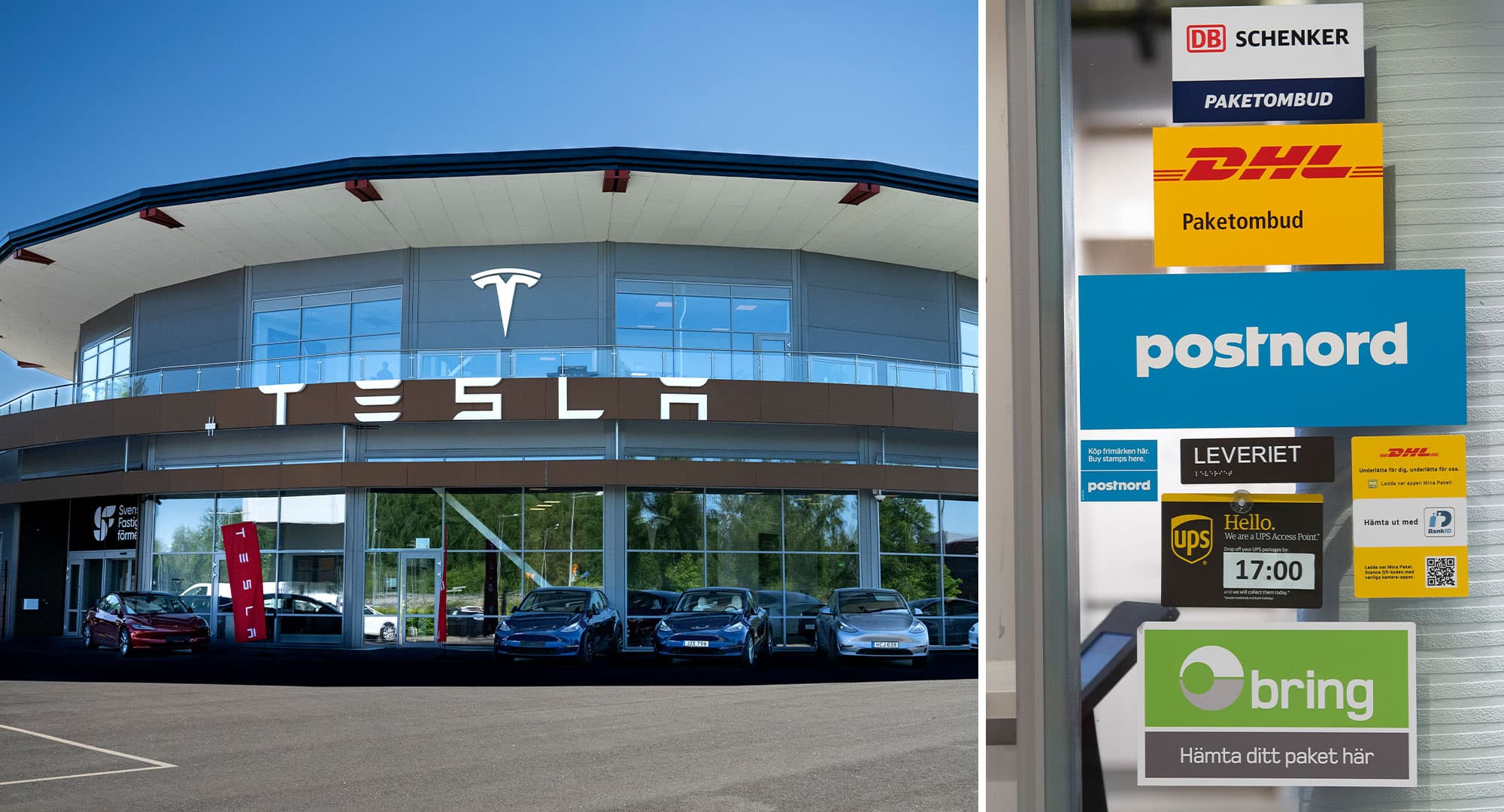 Sedan hösten 2023 har Seko blockerat all utlämning av post till Telsa. Foto: TT (montage/arkiv).