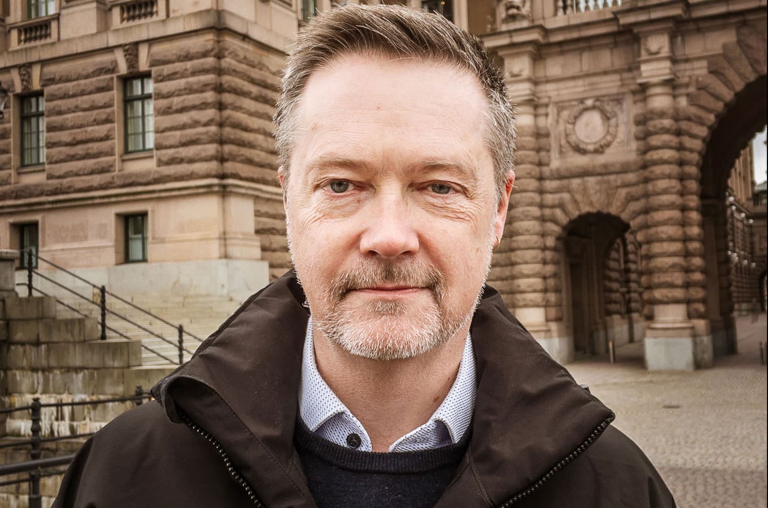 Per-Olof Sjöö, ordförande GS-facket. Foto: David Lundmark.