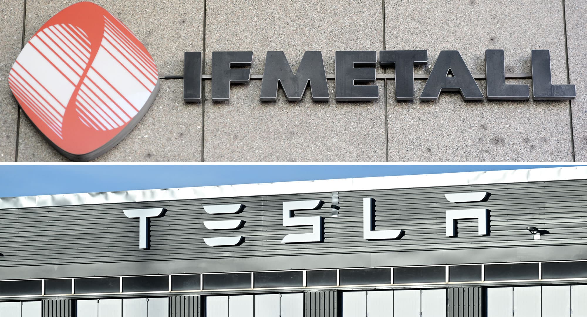 IF Metall trappar upp i konflikten med Tesla. Foto: TT