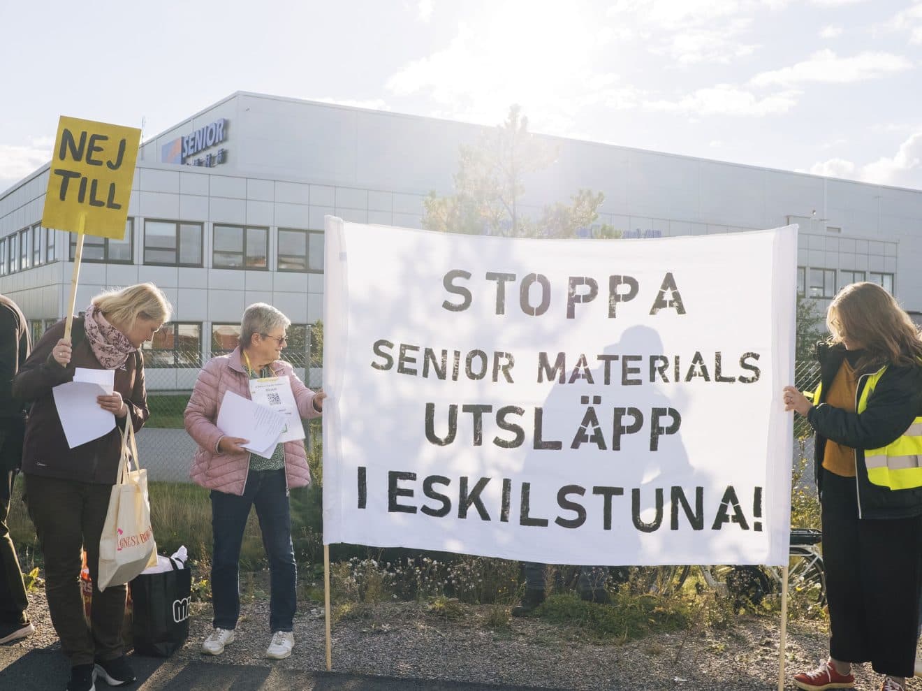 Demonstration mot Senior i Eskilstuna. Foto: Hampus Lundin