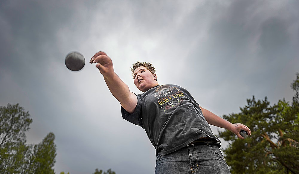 Sebastian Kallionpää har spelat boule så länge han kan minnas. Första gången han tävlade var han sju år. Foto: David Lundmark.