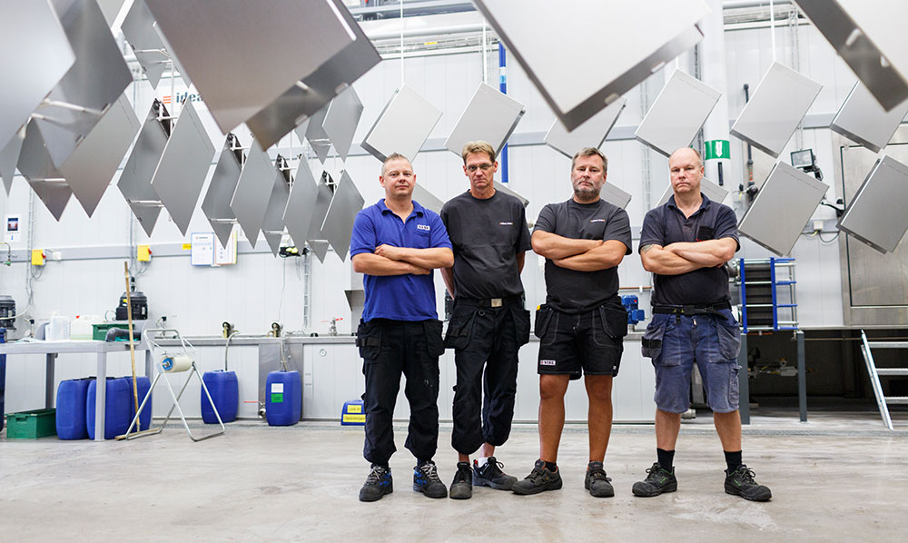 Magnus Håkansson, Jan-Åke isaksson, Johnny Landén, Johnny Johansson, Nibe.