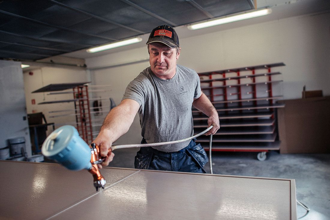 Niklas Jacobsson, Snickerifabriken i Visby. Foto: David Lundmark