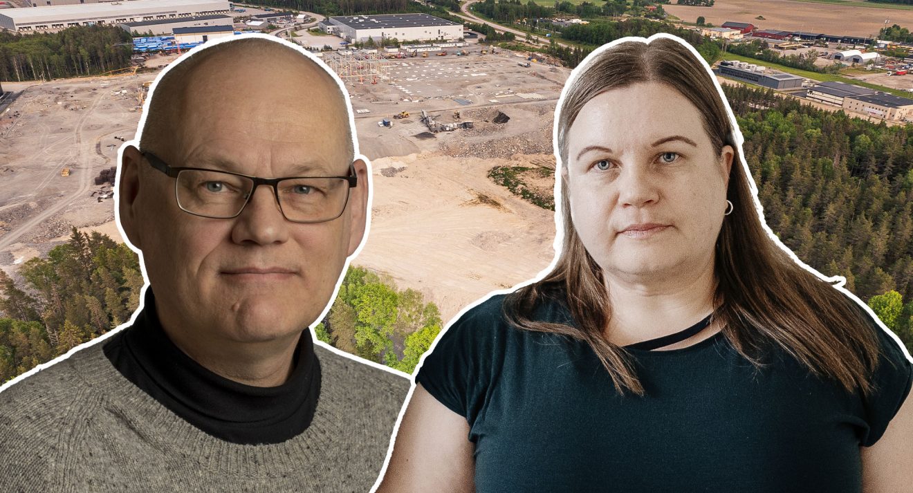 Jörgen Johansson och Katja Nesterinen. Foto: David Lundmark/Länsstyrelsen Sörmland (montage).