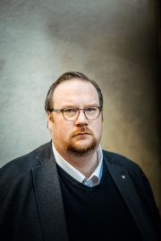 Simon Petersson är avtalssekreterare på IF Metall. Foto: David Lundmark.