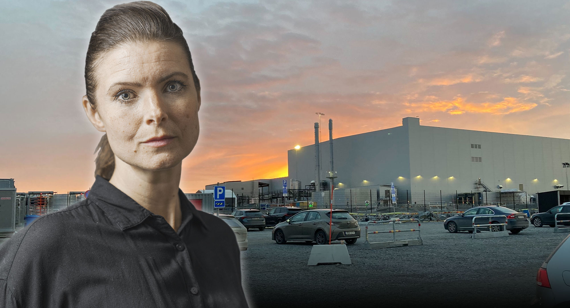 Johanna Edström ger sitt perspektiv direkt från Northvolt – samma dag som hundratals sägs upp. Foto: DA