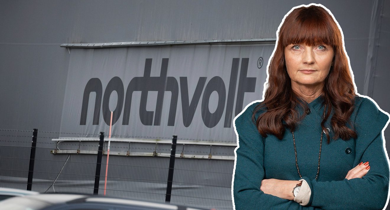 IF Metalls förbundsordförande Marie Nilsson besökte under tisdagen Northvolt i Skellefteå. Foto: TT (arkiv).