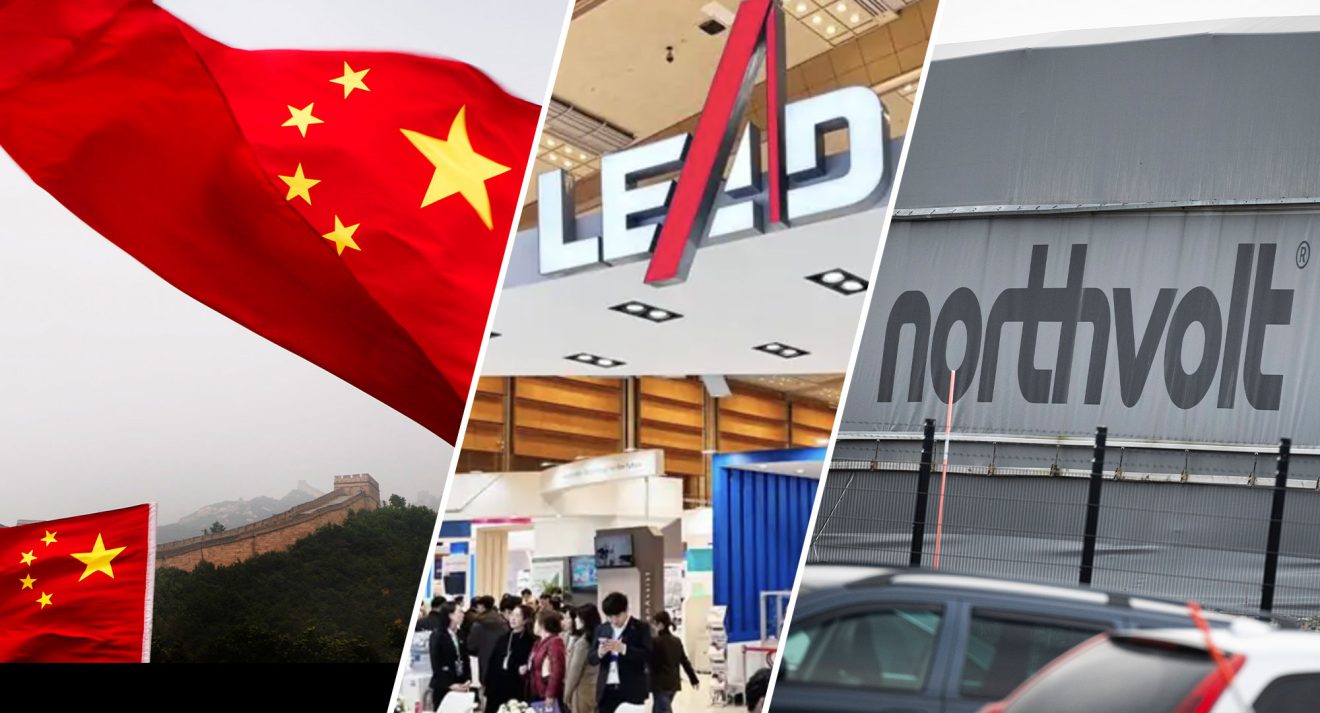 Det kinesiska företaget Wuxi Lead Intelligent Equipment har tillverkat och installerat en stor del maskiner på Northvolt som arbetare skadat sig på. Foto: Wuxi Lead press/TT (montage).