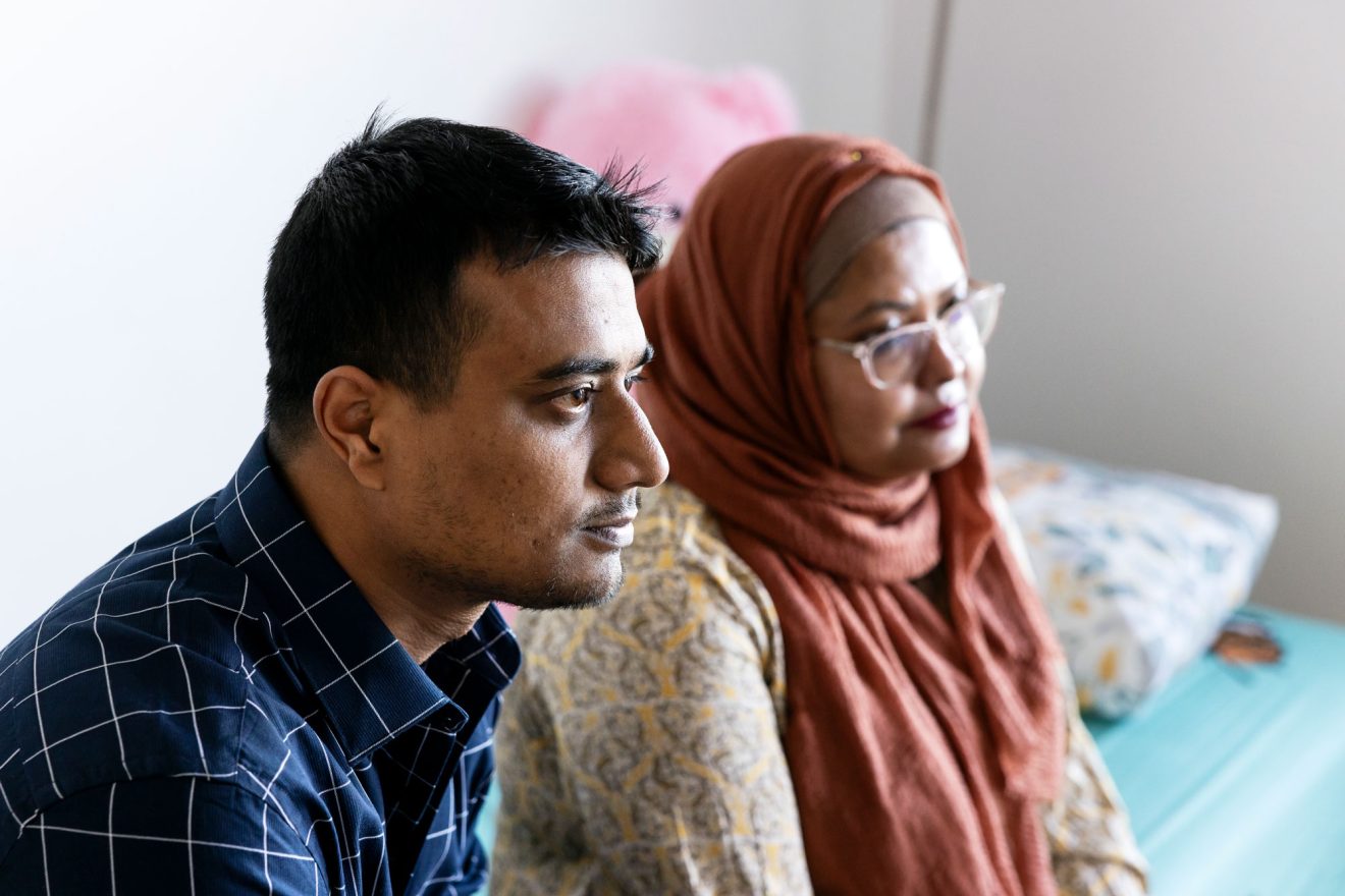 Sadat Nashir och Mahjabin Akter. Foto: Patrick Degerman