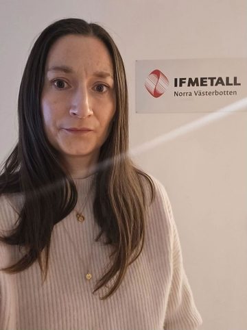 Lena Lundgren, IF Metall norra Västerbotten. Foto: Privat