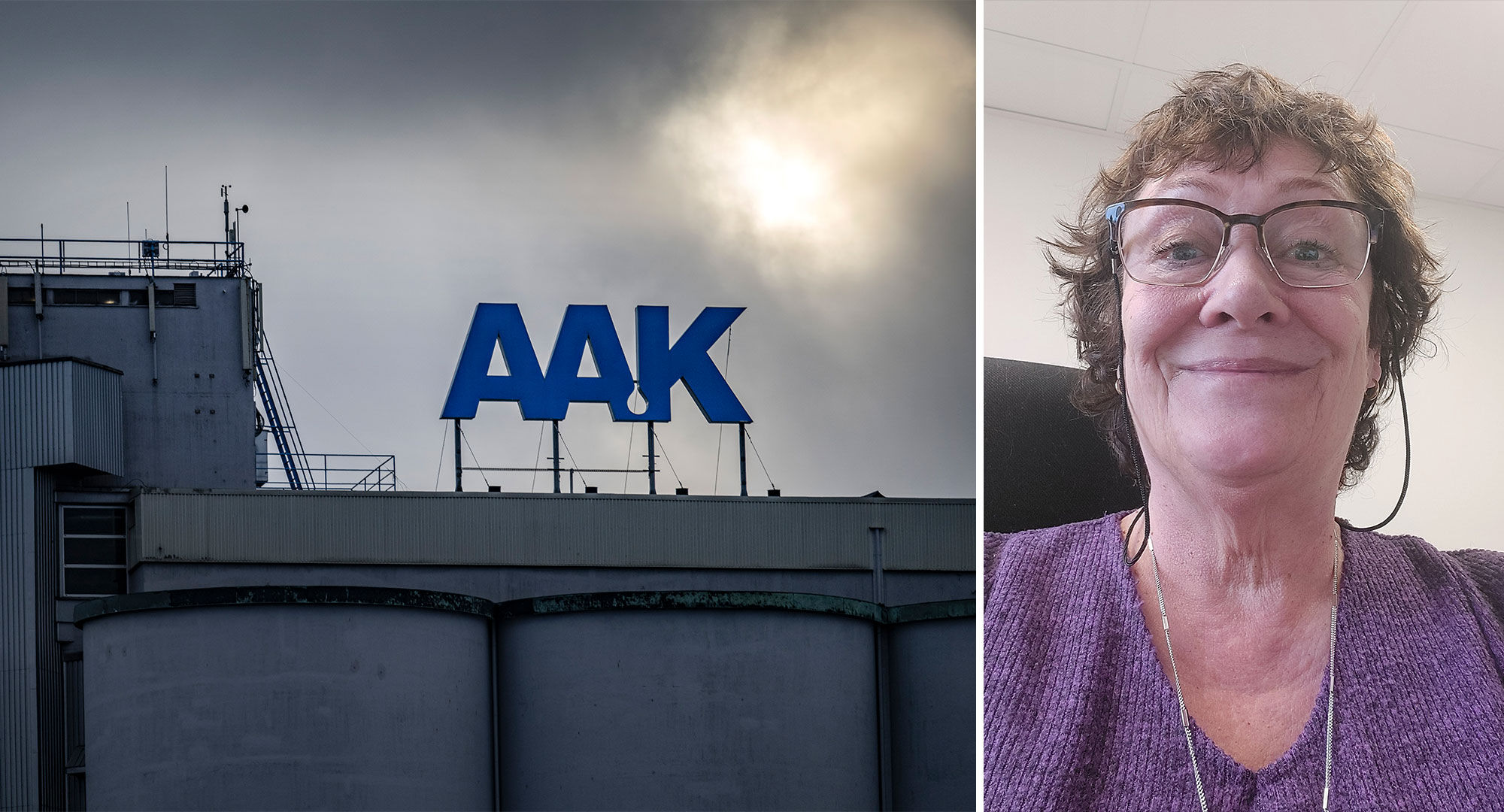 Efter flera decennier på AAK i Karlshamn tvingades Agneta Cleyndert byta från produktion till kontor. Anledningen: hon var rädd att kroppen inte skulle orka längre. Foto: TT/Privat