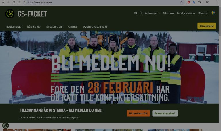 I en insändare uttrycker Håkan Flensburg missnöje över GS-fackets höjda avgifter. Foto: Skärmbild