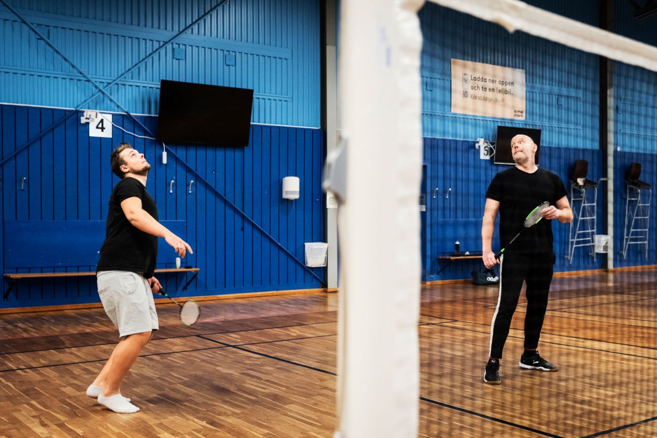 Alex Neidenmark med kollega. Foto: Ida Persson