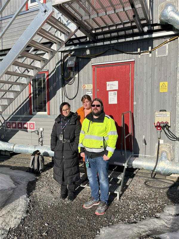 Jenny Forsberg, Victoria Hart och Anders Jakobsson. Foto: Privat