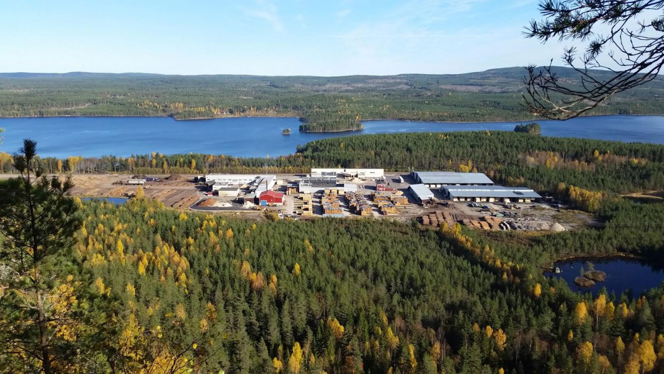Balungstrands sågverk. Foto: Balungstrand sågverk