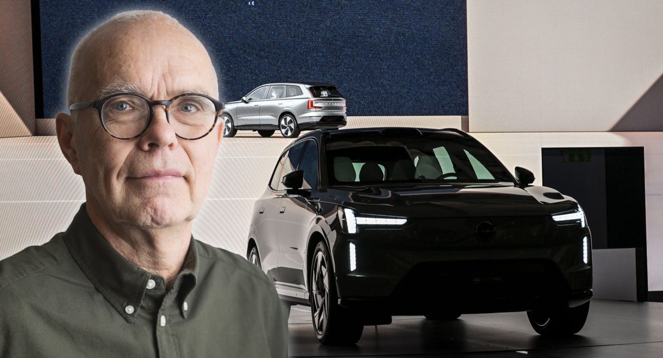 Problem med framtidsbilen EX90 har orsakat Volvo Cars nedskrivning på 11 miljarder kronor. Men problemen för företaget är också geopolitiska, skriver Harald Gatu. Foto: Anders Wiklund/TT.