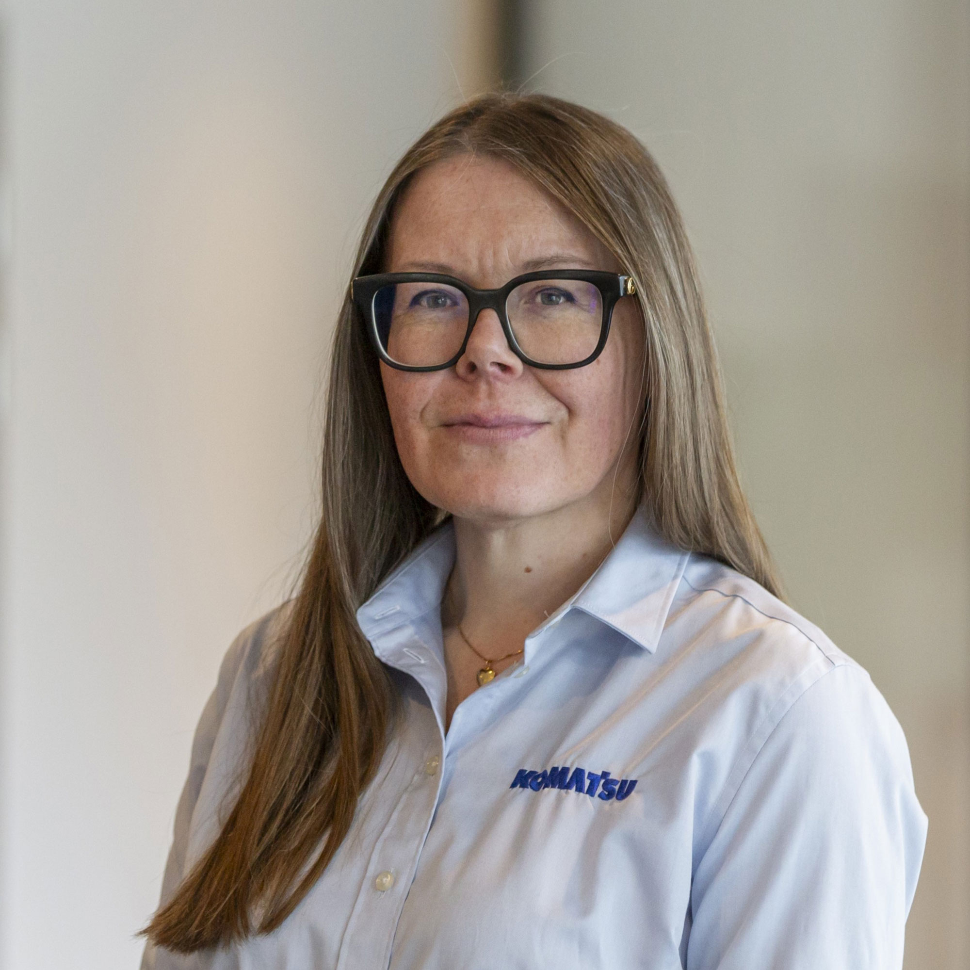 Anneli Persson. Foto: Komatsu press