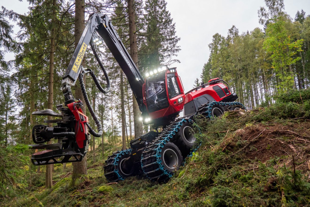 För andra gången på ett drygt halvår storvarslar skogsmaskintillverkaren Komatsu Forest. Foto: Komatsu Forest AB