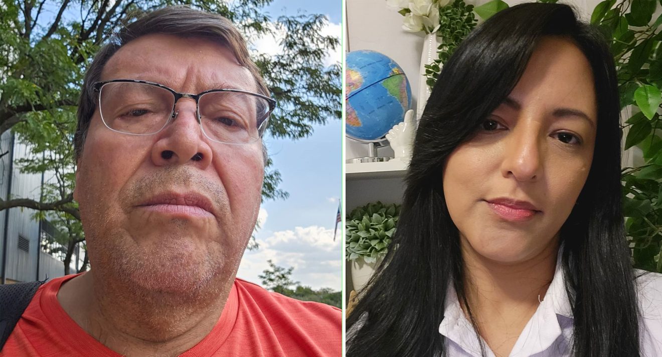 Luis Maticorena och Yeurimar Acosta kämpar för fackliga rättigheter på Bergen Logistics i USA. Foto: Privat