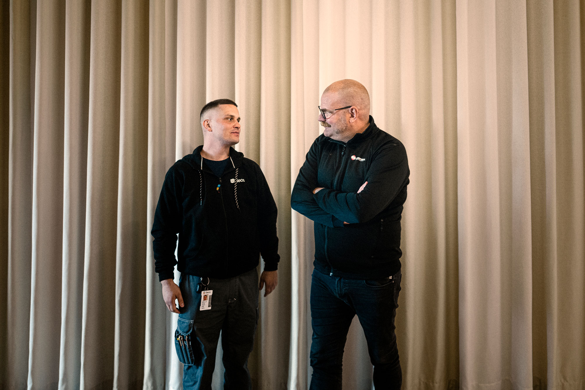 Abdallah ”Abbe” Amairi och Johan Nises. Foto: David Lundmark