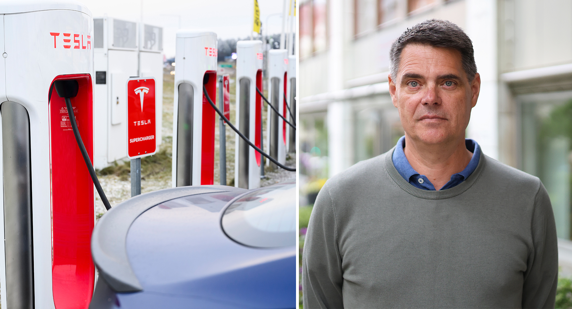 Elektrikerna varslar om nya blockader mot Tesla. ”Medlarna gör upp, vi gör det inte”, säger Elektrikerförbundets förhandlingschef Mikael Pettersson. Foto: Henrik Montgomery/TT/Elektrikerna