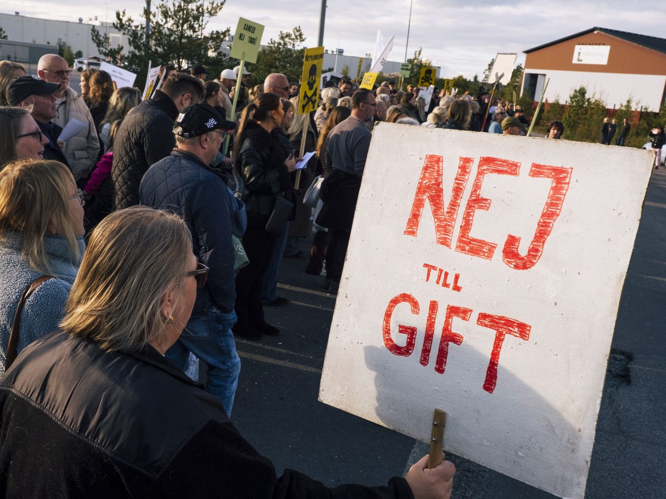 Demonstration mot Senior i Eskilstuna. Foto: Hampus Lundin