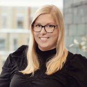 Sandra Fridenborn, kommunikatör på Holtab. Foto: Holtab press