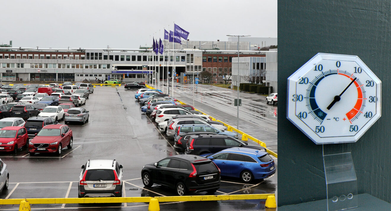 Iskallt i Volvofabriken – nu kopplas myndigheten in: ”Personalen fryser”