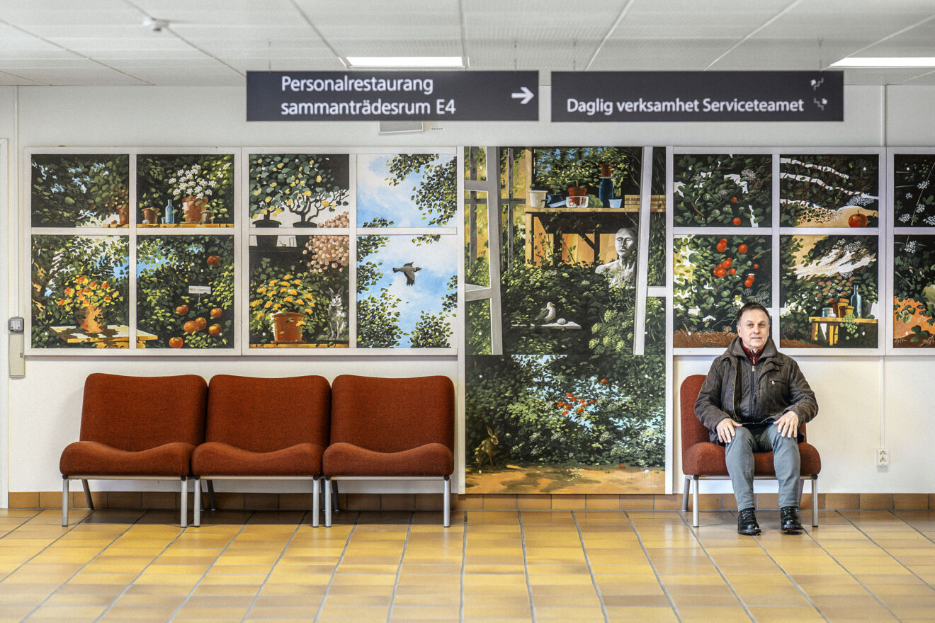 Lorents Burman minnsd alla ”skandalrubriker” om Skellefteå kommun under Northvolt-dagarna. Foto: David Lundmark