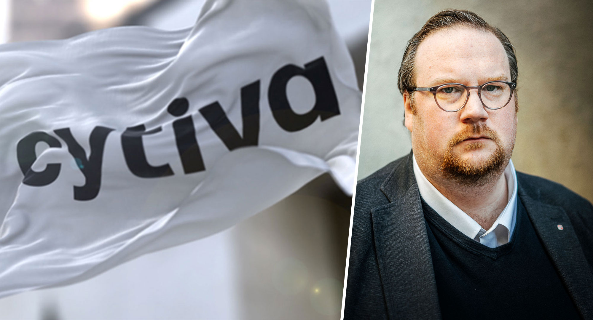 ”Min uppfattning är att man gör det här för att jävlas med facket”, säger Simon Petersson om läget på Cytiva. Foto: Cytiva & David Lundmark